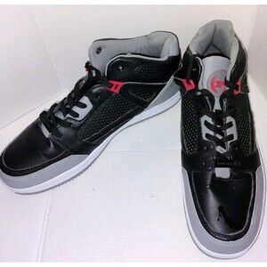 Vintage Phat Farm Black & Gray Barkley UL Athletic Leather Sneaker Men’s 13